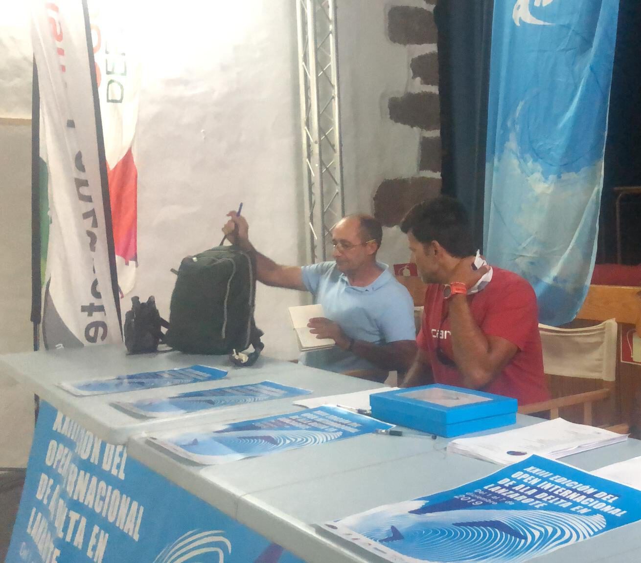 Mesa inscripción de pilotos Mesa inscripción de pilotos